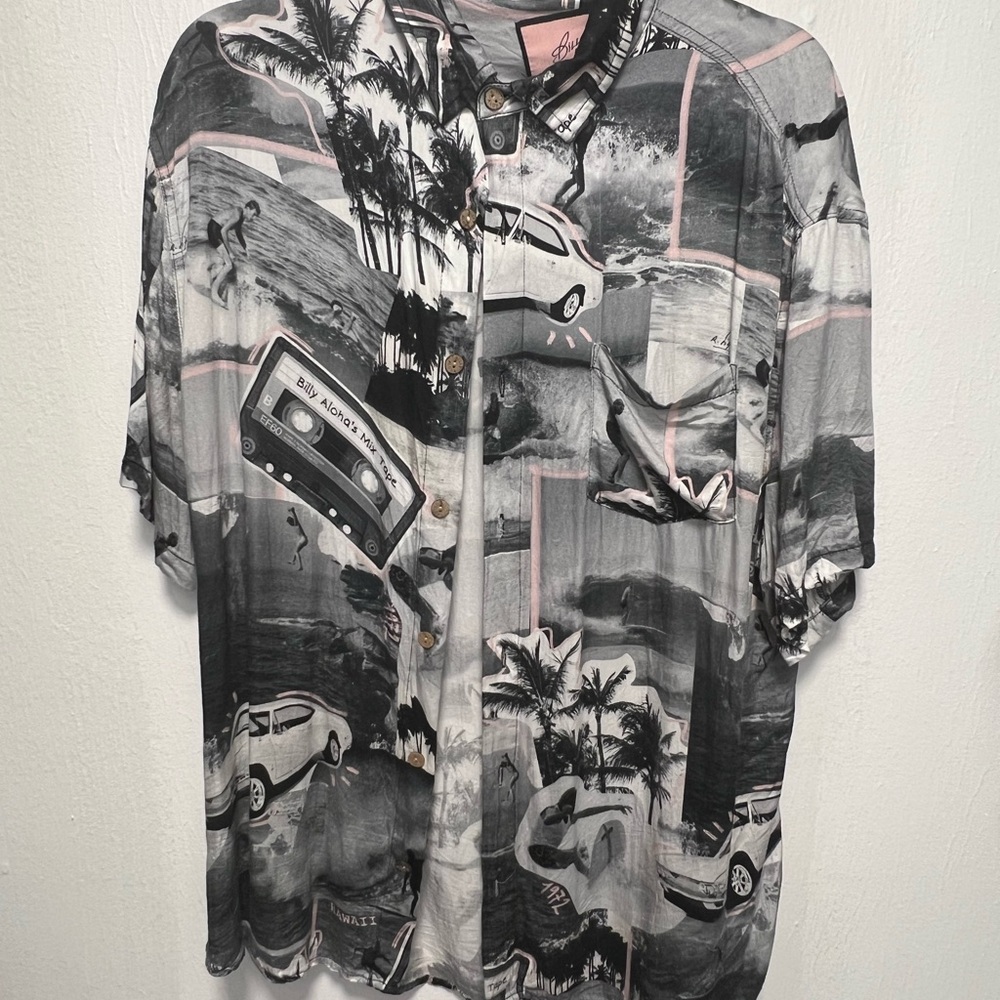 Billy Aloha Graphic Button-Up Shirt
